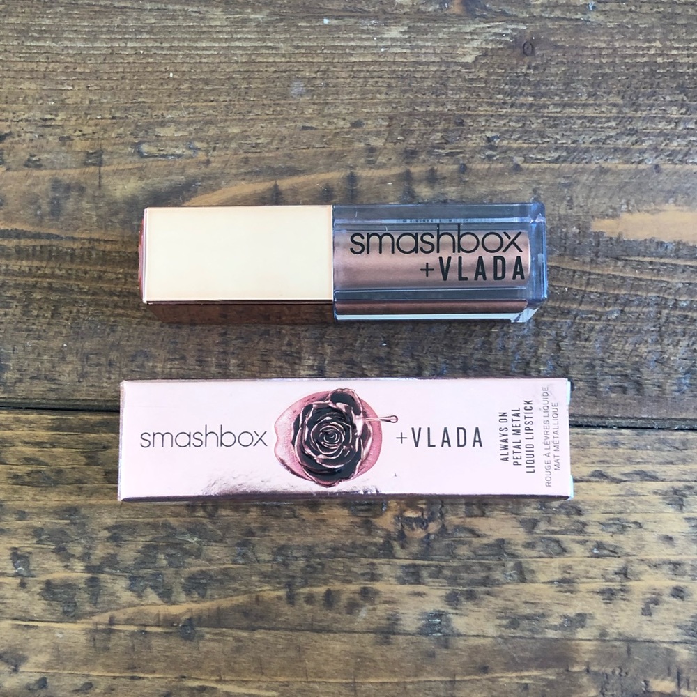 Smashbox + Vlada liquid lipstick in “XO Vlada”